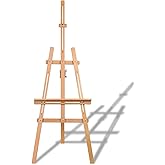 Karin &Uuml;&ccedil; Ayaklı Fırınlanmış Kayın Ahşap St&uuml;dyo Galeri Tipi Demonte Ş&ouml;vale 170 cm