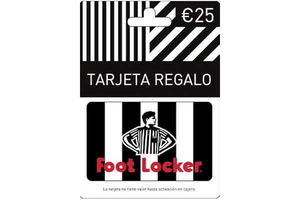 Regalo Foot Locker - para España - tarjeta regalo por correo