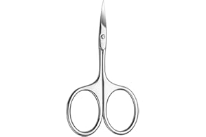 Ilamvie Forbici Per Unghie, Forbici Per Cuticole, Acciaio Inossidabile, Forbici Per Cuticole Punta Curva Sottile, Extra Affilate Taglia Cuticole Per Rimuovere Pelle Morta E Cuticole