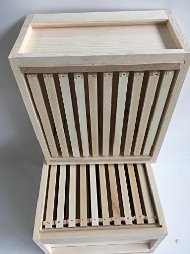 DNM Beute Dr.Liebig 10 Waben, Bienenbeute,Bienenkasten MIT 30 Rähmchen,gedrahtet,geöst,Imkereibedarf - 2