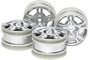 TAMIYA 300051405-1:10 Jeu de jantes C-Sp/Alfa Romeo MiTo (4), Petit modèle