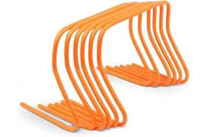 CANNON - Kit de 6 Vallas de Coordinación, Entrenamiento Deportivo, Salto de Obstáculos, Fútbol, Rugby, Canino. 40 cm PVC