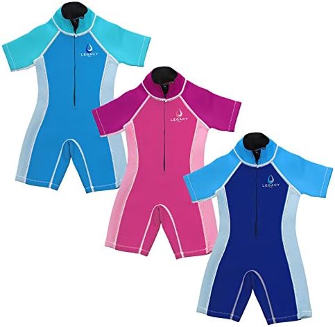 Legacy Baby Toddler Shorty Wetsuit Kids Swim Suit Boys & Girls