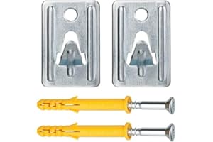 Ariston - Jeu de 2 crochets de fixation pour VELIS - Accroche pour chauffe-eau plat - Acier