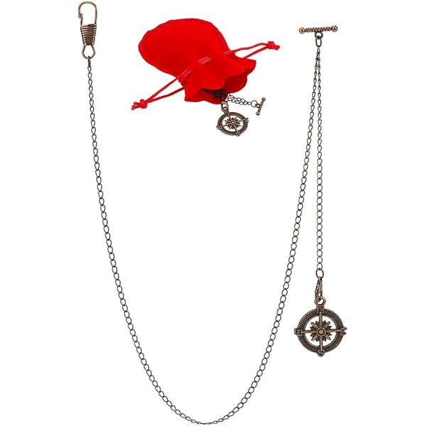 ZTA Albert Chaîne De Montre De Poche Homme Avec Chaîne Gilet Et Pendentif Feuille - Argent