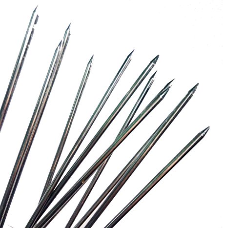 Natural Home Grillspieße Schaschlikspieße Fleischspieße 37cm, 6Stück, Rostfreier Edelstahl – Qualitätsprodukt - 3