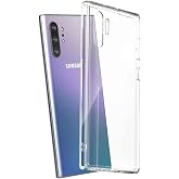 KZY İLETİŞİM Samsung Galaxy Note 10 Plus Kapak Şeffaf S&uuml;per Silikon Kılıf