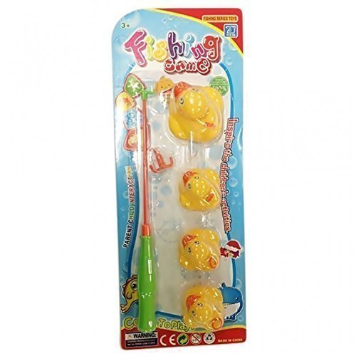 Enten Angeln / Entenspiel / Angelspiel / Kinderspiel / Kinderangeln mit 4 Enten / Duck fishing