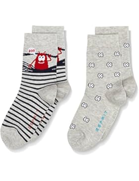 ESPRIT KIDS Jungen Socken Monster Doppelpack, 2er Pack