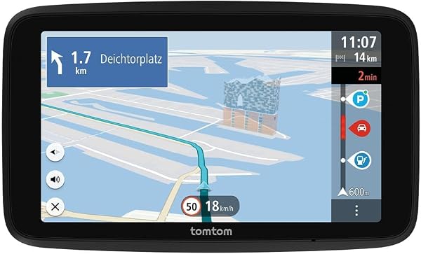 TomTom Car Sat Nav GO Advanced (6 Inch, with Traffic Information, Speed Cam Alert Trial, World Map Updates Included, Updates via WiFi, Moving Lane Guidance, Visual Cues, Integrated Reversible Mount) - 1