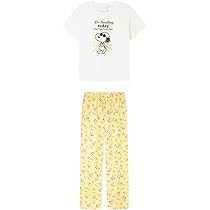 Pijama Snoopy Amazon Pijama Corto Snoopy Naranja Pijamas De