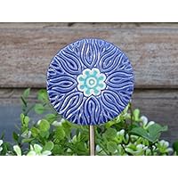 Keramik Pflanzenstecker Beetstecker Gartenstecker Gartendeko Gartendekoration Handmade