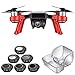 Produktbild Neewer Filter Set für DJI Spark Drone, Neue Desgin Mehrfachbeschichtete Filter Set beinhaltet UV, CPL, ND4, ND8,