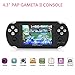 Produktbild HLZK Handheld Spielkonsolen, 64Bit tragbare Retro Video Spiele 4,3 PAP GametaII Plus mit 600 Spiele Geburtstagsgeschenke für Kinder