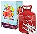 Produktbild Helium Ballongas 240 Liter XXL Einwegflasche für Ballons aus Latex oder Folienballons + 30 Stück Schnellverschlüsse Ballonverschlüsse mit Band von Haus der Herzen®
