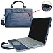 Produktbild HP Spectre X360 13 Hülle,Labanema 2 in 1 Spezielles Design PU Leder Handtasche Tragetasche Schulter Schutzüberzug+Tragbare Tasche Portable Laptoptasche mit Handgriff Schultergurt Griff für 13.3" HP Spectre X360 13 13-w000 and 13-ac000 Series 13-w000ng 13-w003ng 13-w004ng 13-ac000ng 13-ac001ng 13-ac005ng 13-ac006ng 13-ac012ng 13-ac002ng 13-ac003ng 13-ac004ng 13-AC030NG 13-ac031ng Notebook,Blau