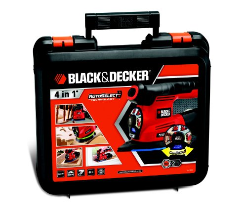 Black + Decker 220 Watt Multischleifer Autoselect 4-in-1 Schleifer, inklusive Zubehör und im Koffer, KA280K - 2