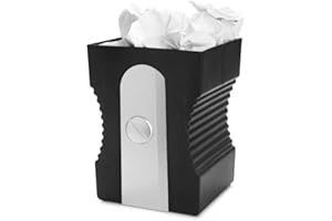 Balvi Papelera Sharpener Color Negro Papelera de Reciclaje Complemento Ideal para tu Zona de Estudio