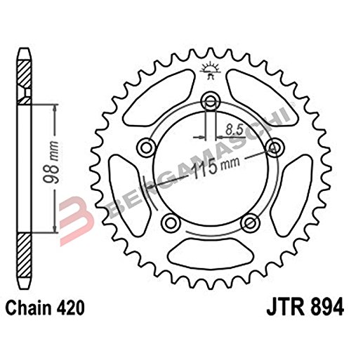 Preisvergleich Produktbild Kettenrad R / W 894–48SC Legierung NEU