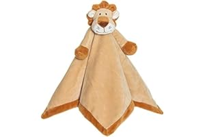 Teddykompaniet Båstad 14873 Baby Comforter Toy Blanket Lion Diinglisar Brown - Lion BabySecurity Blanket - Soother Stuffed Plush Animal Blankies for Newborn and Toddler, Girl and Boy