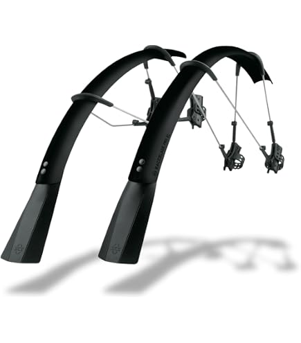 sks raceblade xl schutzblech set Germany PRO Black Schutzblech-Set, ideal für Rennräder (superleichtes Fahrradzubehör mit extra langem Spoiler, Schnellspanner, inkl. Streben und Befestigungsmaterial), schwarz Sport & Freizeit Farbe:IVORY Brand_Mr. Black The Raceblade PROs can Zubehör – Alphatrail