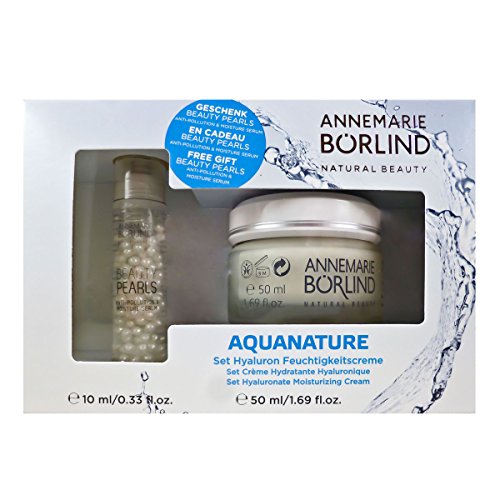 Annemarie Börlind Aquanature Set (Feuchtigkeitscreme, 50 ml Plus Beauty Perls, 10 ml), 1er Pack (1 x 2 Stück)
