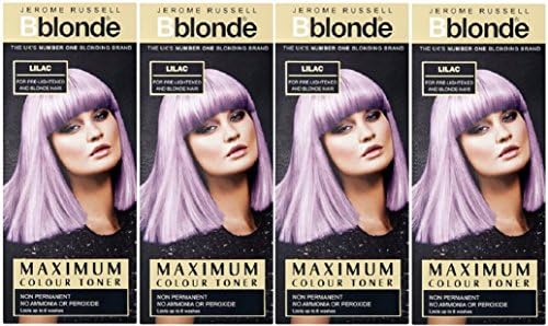 Jerome Russell BBlonde Maximum Colour Toner Lilac (4 PACK)