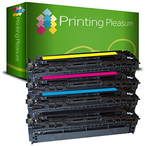 4 Toner kompatibel für HP Laserjet Pro 200 Color M251n M251nw MFP M276n MFP M276nw CM1312 CM1312n CM1312nf CM1312nfi CM1312nfi MFP CP1210 CP1213 CP1214 CP1514n CP1215 CP1215n CP1216 CP1217 CP1500 CP1510 CP1513 CP1514 CP1514n CP1515 CP1515n CP1516n CP1517n CP1518 CP1518n CP1518ni CP1519n CM1415 CM1415FN CM1415FNW CP1525 CP1525N CP1525NW - Schwarz/Cyan/Magenta/Gelb, hohe Kapazität