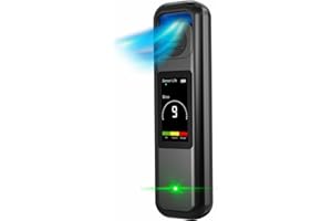 uleway Alcoholímetro Digital Homologado, Sin Contacto Probador de Alcohol Portatil y Recargable, Alta Precisión Alcoholimetro