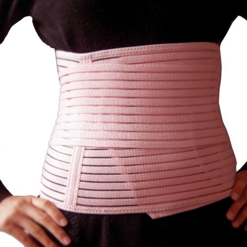 NSSTAR Women's Breathable Elastic Postpartum Postnatal Support Girdle Belt Post Pregnancy Belly Band Abdominal Binder for Women Maternity (M)