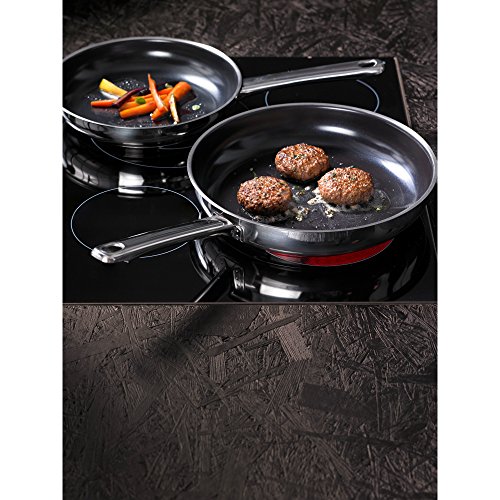 WMF Pfannen-Set 2-teilig Stielpfanne Stielpfanne beschichtet Ø 24 28cm Devil Schüttrand Cromargan Edelstahl rostfreigriff Cromargan Edelstahl rostfrei Keramik induktionsgeeignet Handwäsche - 4