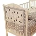 Vine Nursery Baby Cot Tidy Organiser for Cot Bed Baby bed Pouch Storage Bag Multifunction hanging Diapers Organiser 55*60CM (Clouds Pattern)