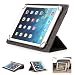 Produktbild Mulbess - Universal 9 / 10.1 Zoll (27 cm x 19 cm) Tablet-PC CleverStrap Flip LederHülle Tasche Schutzhülle Etui mit Standfunktion (Für Apple iPad 2/3/4/Air,Samsung Galaxy Tab/Note/Pro/S 3/4 10.1/10.5 ,Acer Iconia Tab A500/W510,Lenovo ideaTab S6000/K3 Lynx/Yoga,Asus MeMo Pad HD 10/Transformer Book T100TA,Google Nexus 10,Medion LifePad E10320/E10315/S9714/P9514/S10334,Odys Ieos Quad/Prime Plus/Iron/Union 10/Noon Pro,Trekstor SurfTab Volks-Tablet/Xiron ST) Farbe Schwarz
