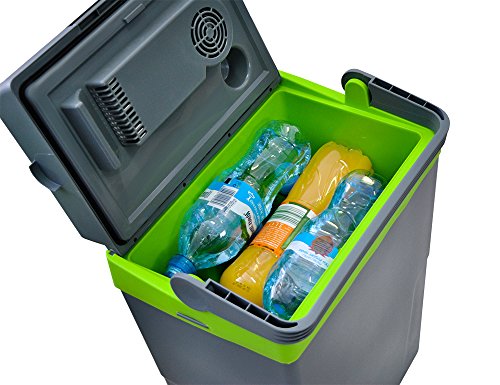 MALATEC Elektrische 16/22 L Auto Kühlbox Wärmebox Campingbox 12V Kühlschrank 5230, Größe:22L - 5