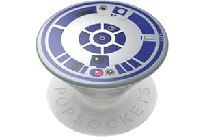 PopSockets PopGrip - Soporte y Agarre para Teléfonos Móviles y Tabletas con un Top Intercambiable - R2-D2 Icon