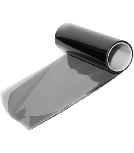 Film Teinté Noir Clair Pour Phares De Voiture - TPH 200x30cm | Imperméable, Extensible, Facile à Poser | Pour Phares, Feux Arrière, Antibrouillard