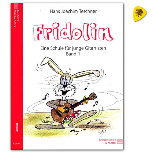 Fridolin Band 1 - Gitarrenschule für Kinder mit Dunlop Plek - Heinrichshofen Verlag N2020 9783938202029