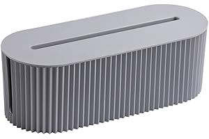 ARVALOLET Large Capacity Cable Organizer Box with Lid Cord Storage Box Cable Tidy Box Cable Management Box for Hiding Messy Cables