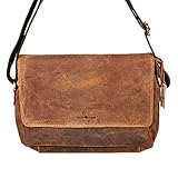 messenger bag richmond vintage-braun Marke: Greenburry Greenburry Vintage Aktentasche Leder 34 cm, Sattelbraun, one size