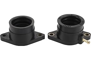 GOOFIT 2Pcs Motorcycle Carburetor Intake Manifold Replacement for XT600 XT600Z XT600E 1984-2003 for TT600 1984-1989/1993-1997 2NF-13586-00