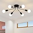 Avior Low Height Ceiling Lamp, Chandelier for Living Room, Restaurant Lamps and Hotels (Golden) (Black)