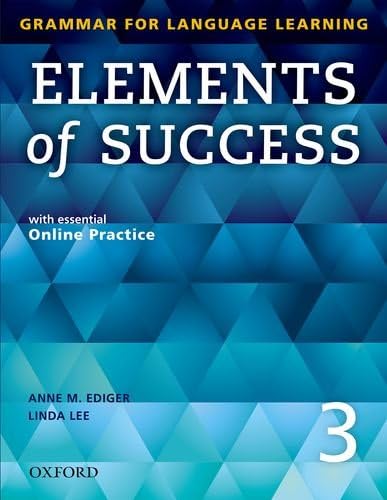 Elements Of Success Student Book 3 With