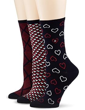 Tommy Hilfiger Damen Socken, 3er Pack