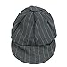 iiniim Baby Newborn Boys Gentleman Striped Romper+Hat+Necktie Outfits Formal Costumes Gray 3-6 Months