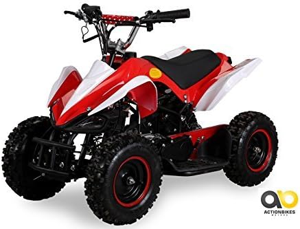Mini Children's ATV 49 cc Racer Pocket Quad 2-stroke Quad - red / white