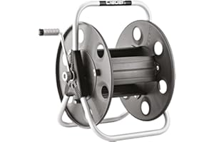 Claber Metal 40, dévidoir mural amovible en métal pour tuyau d'arrosage