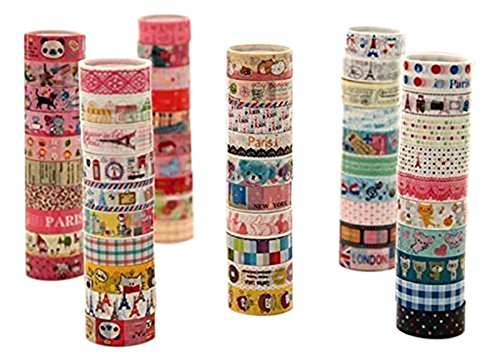 Lumanuby 3M Lot de 20 rouleaux de ruban adhésifs à motifs Idéal pour scrapbooking/ activités manuelles