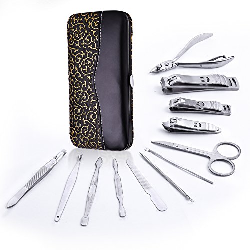 Pediküreset, Maniküre Set, Nagelpflege Set,VALUE MAKERS® 12-teiliges Maniküre-Pediküre Reise Set - 6