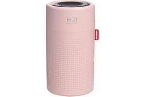 Richgv Humidificador Ultrasónico, Humidificador de Niebla de 750 ml Difusor de USB, Humidificador Ultrasónico Silencioso para Hogar, Oficina 8h de Trabajo (Rosa)