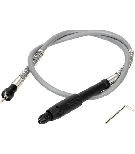 Albero Flessibile Per Trapani Rotativi - Compatibile Con Dremel, 107cm, Mandrino 3mm - Foto 4